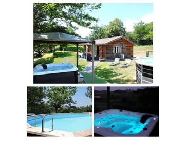 Maison de vacances pour 4 personnes, avec jardin ainsi que jacuzzi et piscine dans le Gers