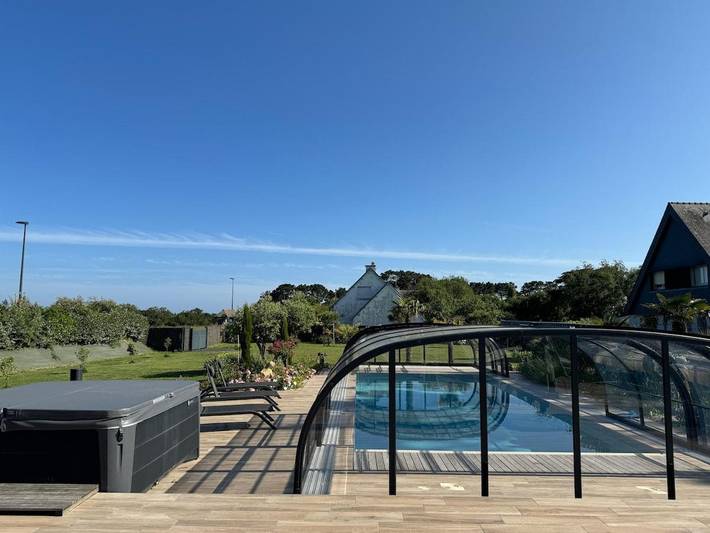 Villa pour 15 personnes, avec piscine ainsi que jardin et jacuzzi dans le Finistère - 3