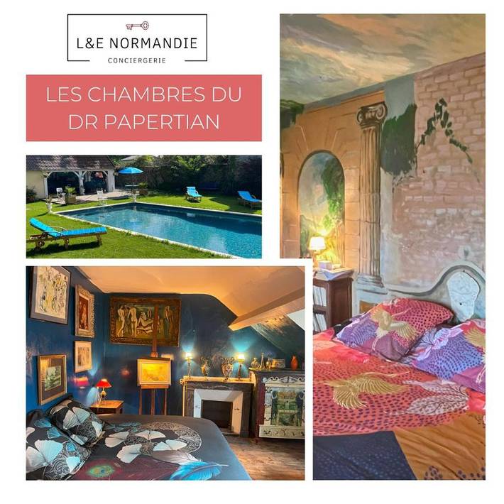 Appartement de vacances pour 2 personnes, avec Terrasse et Jardin ainsi que Piscine et Vue