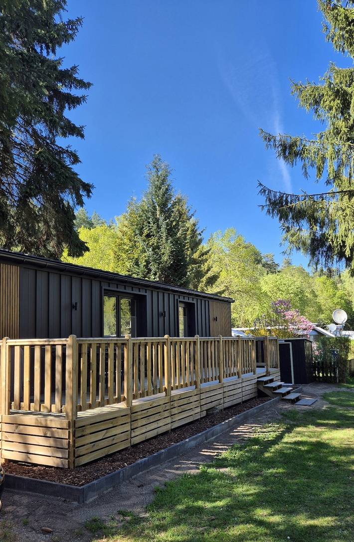 Camping für 4 Personen, mit Terrasse und Sauna in Mecklenburgische Seenplatte