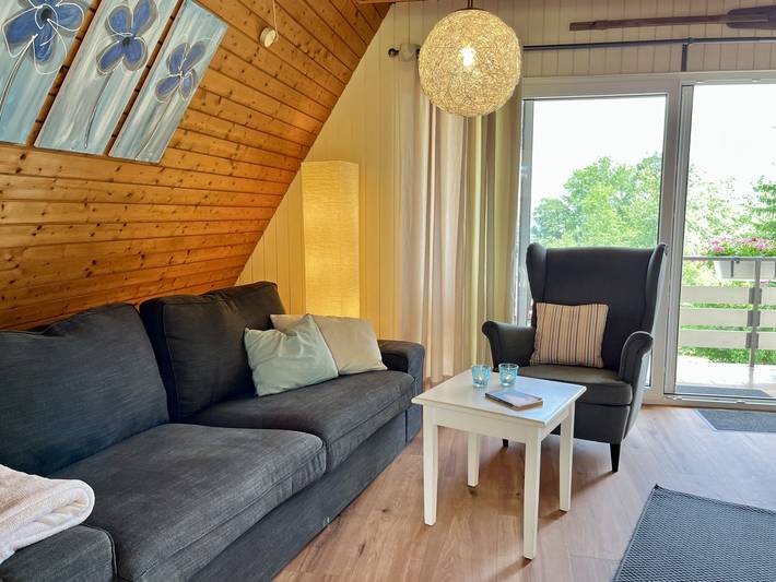 Ferienhaus für 4 Personen, mit Garten und Ausblick sowie Balkon in Oberschwaben - 4
