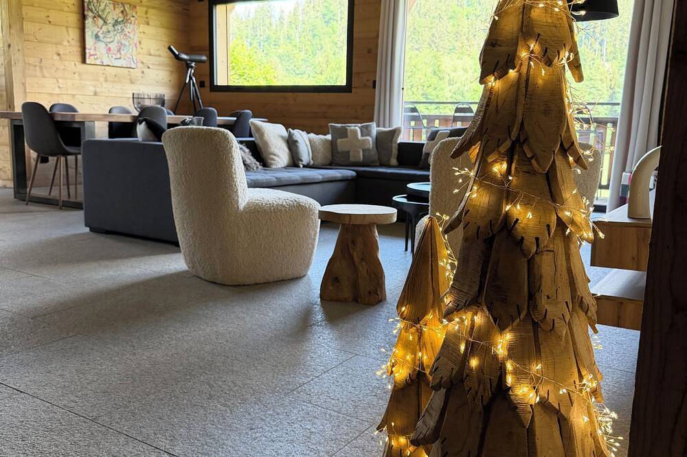 Chalet chaleureux face au Mont-Blanc, proche Cordon, Combloux & Megève in Sallanches, Pays du Mont-Blanc