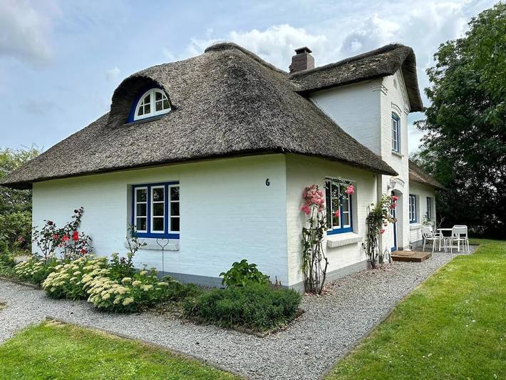 Ferienhaus für 6 Personen, mit Terrasse und Garten sowie Ausblick in Osterhever