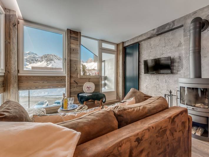 Appartement de vacances pour 6 personnes, avec Balcon à Tignes