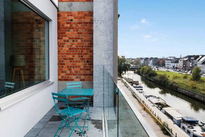 Ferienwohnung für 4 Personen, mit Balkon und Ausblick in Gent - 4