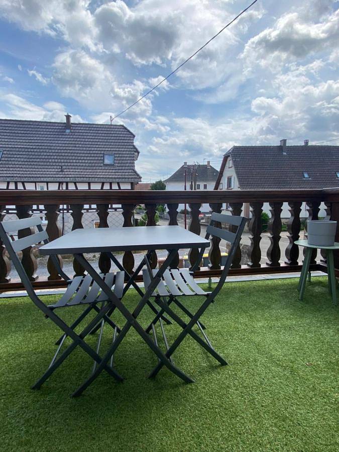 Gîte pour 3 personnes, avec terrasse et vue, animaux acceptés à Schleithal - 3
