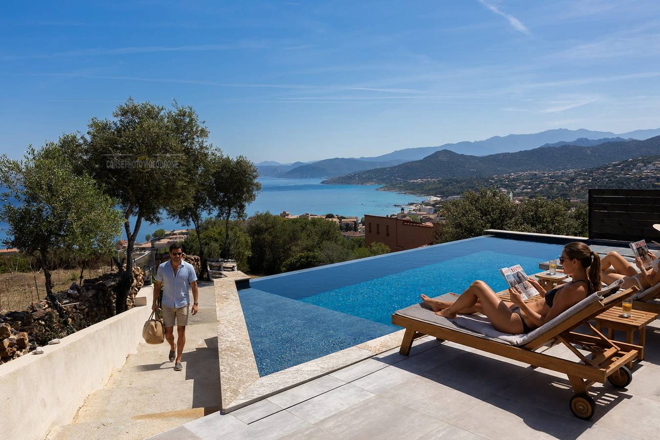 Villa Bianca in Isola Rossa (Francia), Calvi e dintorni
