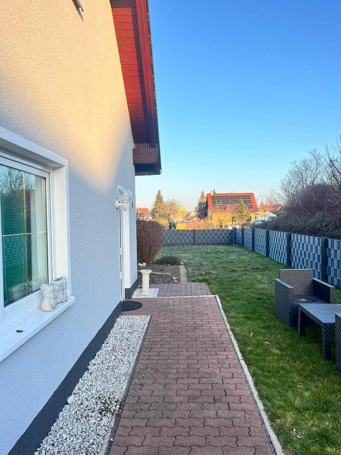 Ferienwohnung für 3 Personen, mit Terrasse und Garten sowie Ausblick in Bobritzsch-Hilbersdorf