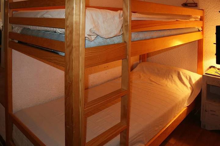 Ganze Wohnung, Studio direkt an der Piste, 4 Pers, Südbalkon in Les Orres, Nationalpark Écrins