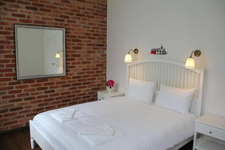 Apartament wakacyjny dla 6 osób, z widok i ogród w Mierzeja Kurońska