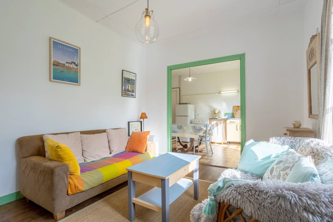 Petite Maison Plage 5min En Voiture avec Terrasse Privée et Jardin Privé in Plobannalec-Lesconil, Côte de Cornouaille