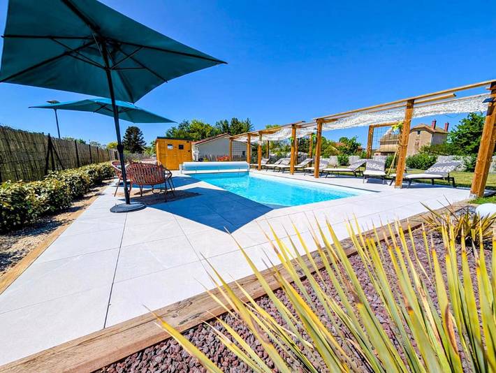 Gîte pour 2 personnes, avec piscine et jardin à Cuisery - 3