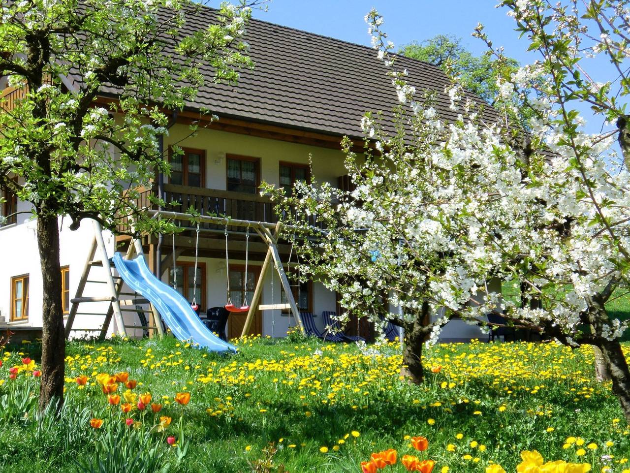 Ganze Ferienwohnung, Scharbachhof - Ferienwohnung mit 40qm mit einem Schlafzimmer und Balkon für max. 2 Personen in Glottertal, Südschwarzwald