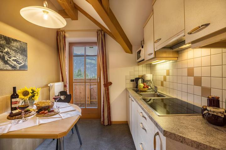 Hel lejlighed, Modern Apartment "Oberplunerhof - Bruneck" with Wi-Fi and Balcony in Getzenberg, Kiens
