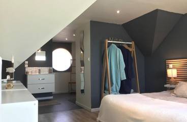 Location de vacances pour 4 personnes, avec vue et jardin, animaux acceptés à Saint-Évarzec