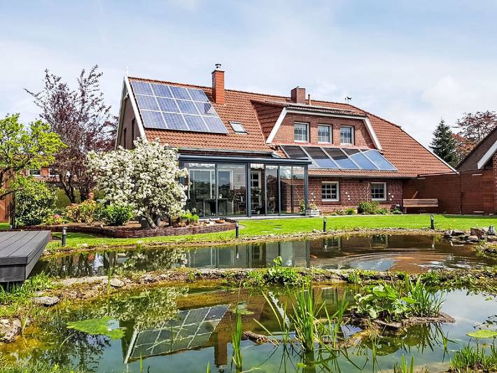 Ferienwohnung für 2 Personen, mit Terrasse und Garten in Upgant-Schott