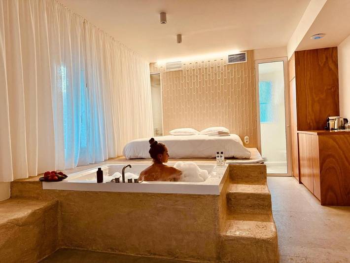 Appartement de vacances pour 2 personnes, avec jardin et jacuzzi