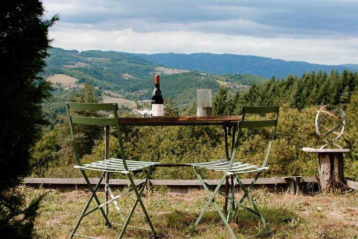 Chambre d’hôte pour 2 personnes, avec Terrasse et Vue
