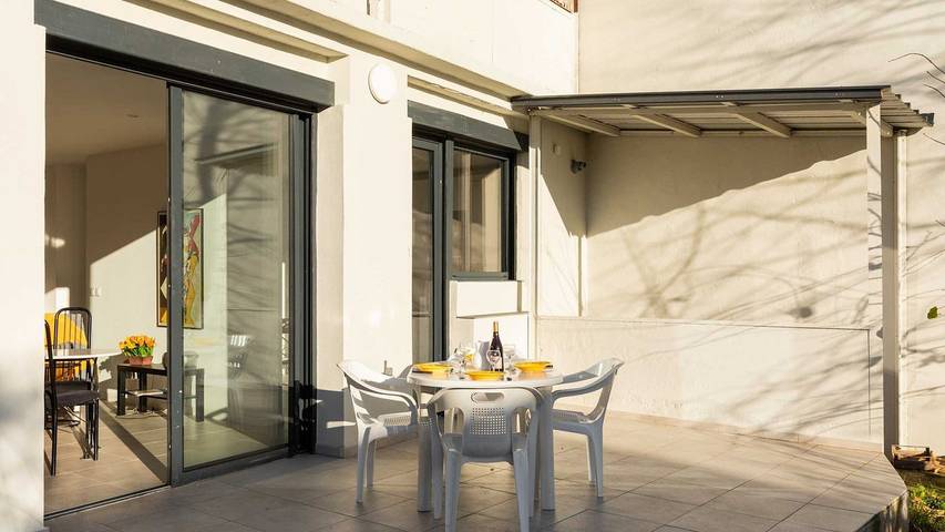 Appartement de vacances pour 2 personnes, avec jardin