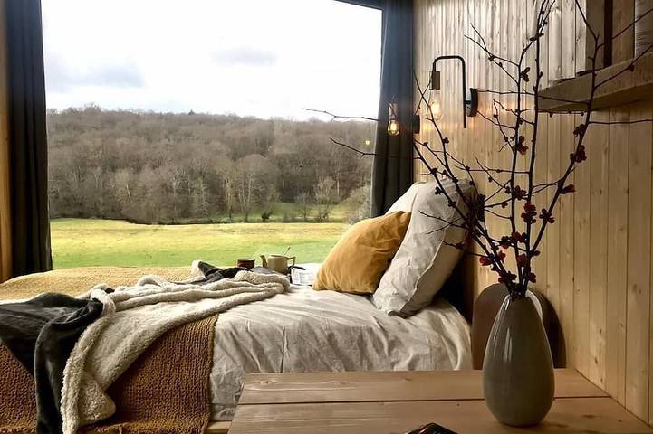 Cabane en bois pour 3 personnes dans le Parc naturel régional du Morvan