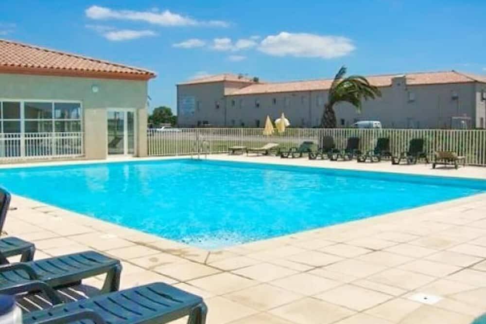 Villa 4 personen in toeristische residentie met zwembad in Gallargues-le-Montueux, Nimes en omgeving