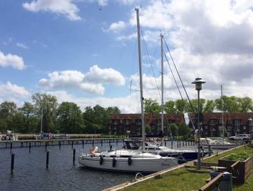 Ferienwohnung für 4 Personen, mit Terrasse und Seeblick in Ueckermünde