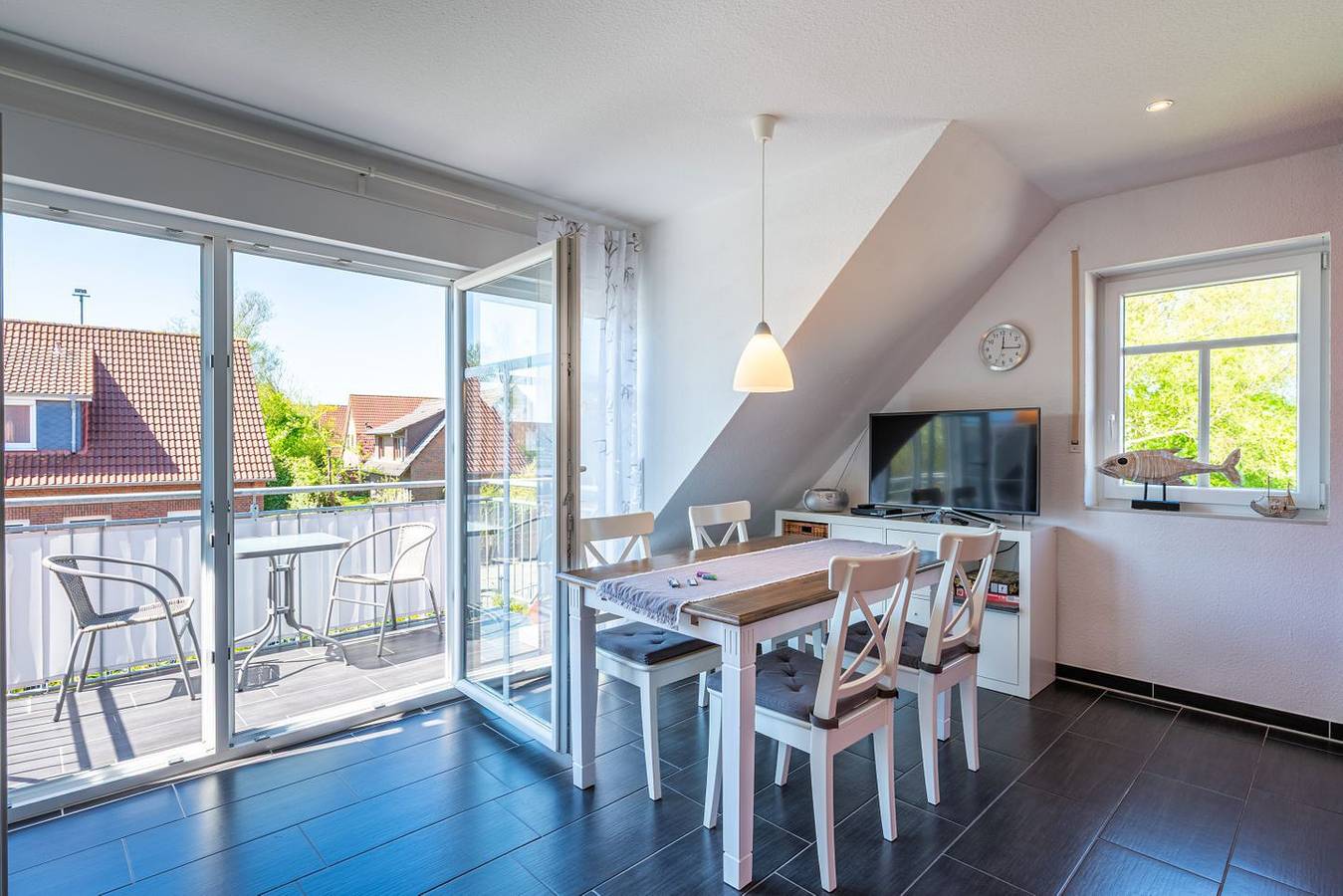 Geheel appartement, Vakantieappartement voor 2 personen met balkon in Strand Norddeich, Norddeich