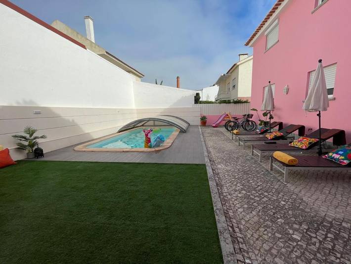 Casa rural para 10 personas, con piscina además de jacuzzi y jardín en Costa da Caparica - 3