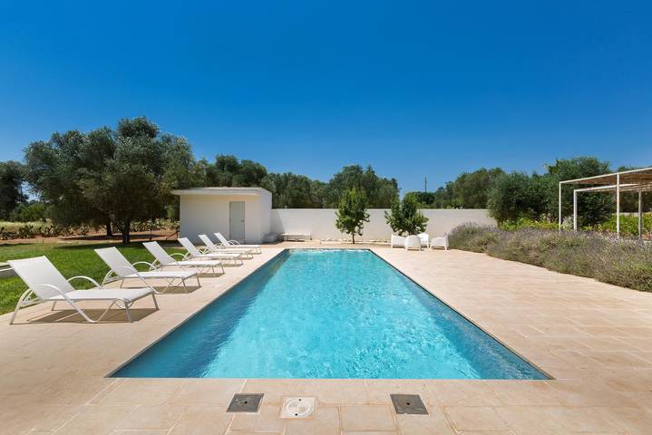Trullo pour 13 personnes, avec Jardin et Piscine à Carovigno - 2