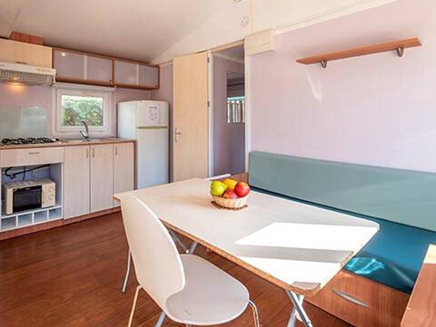 Camping Le Ried   - Mobilheim 4 personen - Mobilheim | Classic | 2 Zi. | 4 Pers. | Einfache Terrasse in Boofzheim, Region Sélestat-Erstein