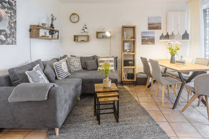 Ferienwohnung für 5 Personen, mit Terrasse und Garten sowie Sauna und Ausblick in Kronsgaard