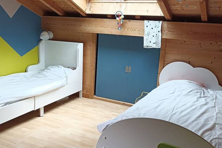 Gîte pour 11 personnes, avec Balcon ainsi que Jardin et Sauna à Les Clefs - 2