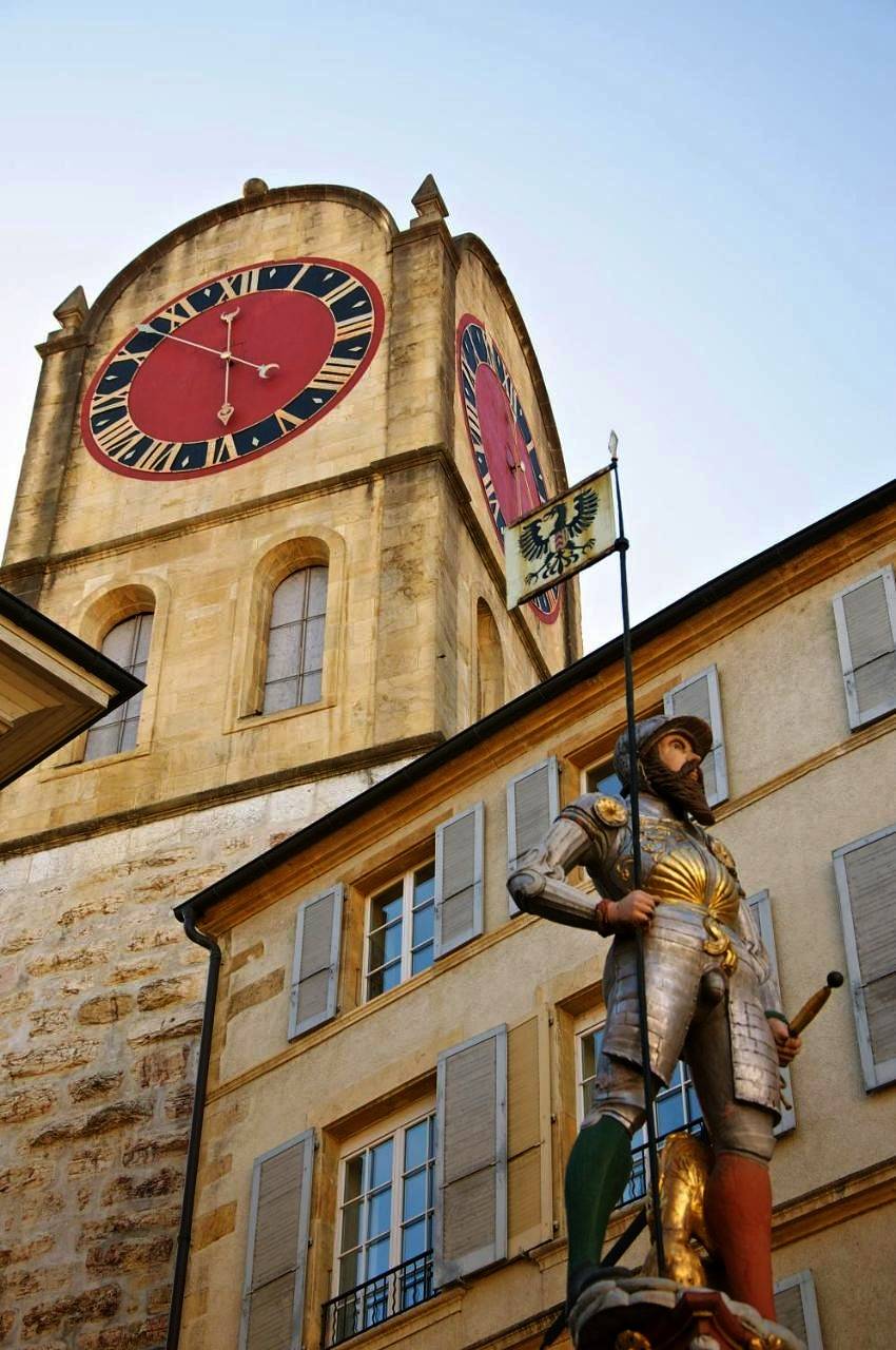 Aux chambres du Banneret in Neuchâtel, Lake Neuchâtel