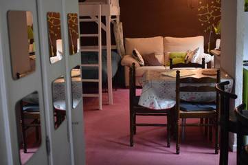 Gîte pour 3 personnes, avec vue et jardin à Sondernach