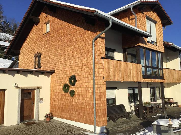 Ferienwohnung für 4 Personen, mit Balkon und Balkon/Terrasse sowie Garten in Lindberg - 4