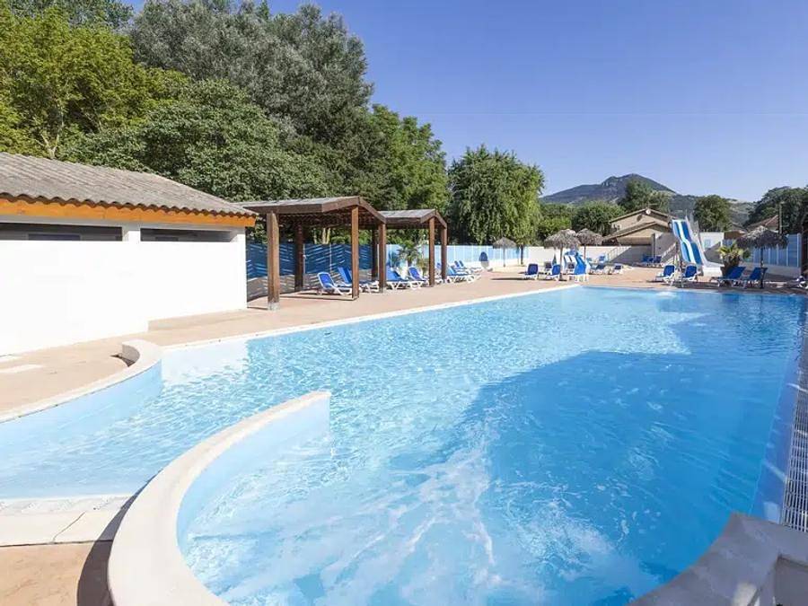 Camping Paradis du Viaduc - Safarizelt 4 personen - Coco sweet 2 Zimmer 4 Personen in Millau, Parc naturel régional des Grands Causses