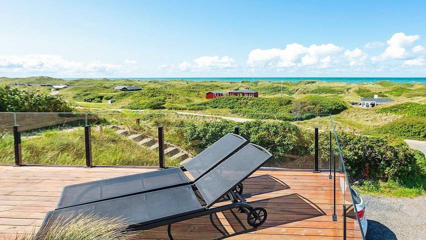 Ferienhaus mit Meerblick für 7 Personen, mit Whirlpool und Terrasse in Grønhøj Strand - 2