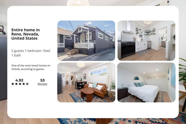 Location de vacances pour 2 personnes, avec balcon, adapté aux familles à Reno - 3