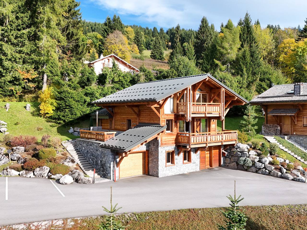 Chalet Aramis en Los Gets con bañera nórdica y chimenea, 4 habitaciones para 10 personas in Les Gets, Les Portes du Soleil