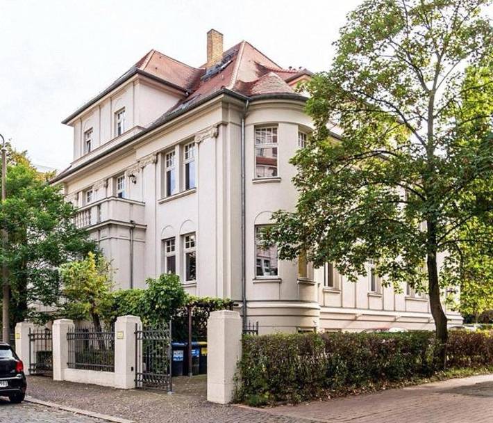 Ferienwohnung für 4 Personen, mit Garten und Ausblick in Zoo Leipzig
