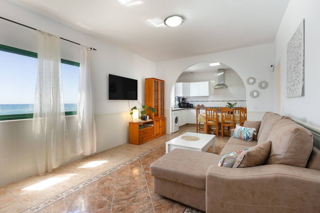 Maison de vacances 'Buganvilla' avec vue sur la mer et Wi-Fi in Pájara, Fuerteventura