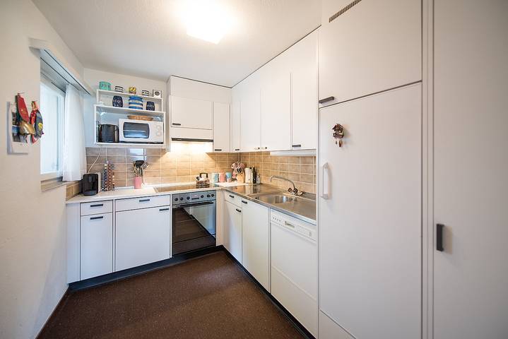 Ferienwohnung für 4 Personen, mit Garten und Ausblick sowie Balkon in Davos - 4