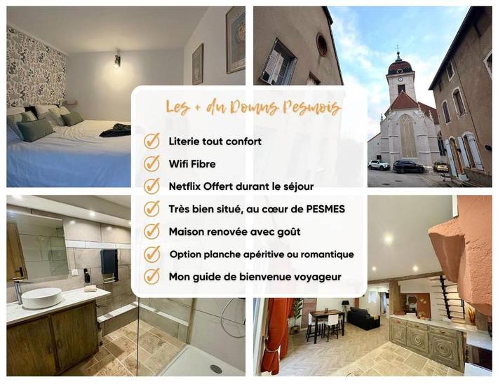 Location de vacances pour 8 personnes, avec vue à Pesmes - 3