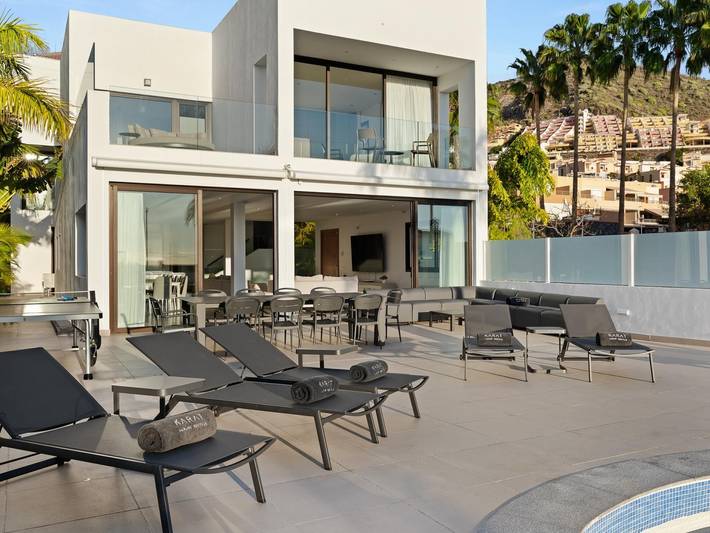 Ferienhaus für 16 Personen, mit Pool und Meerblick sowie Seeblick und Garten auf den Kanaren - 2