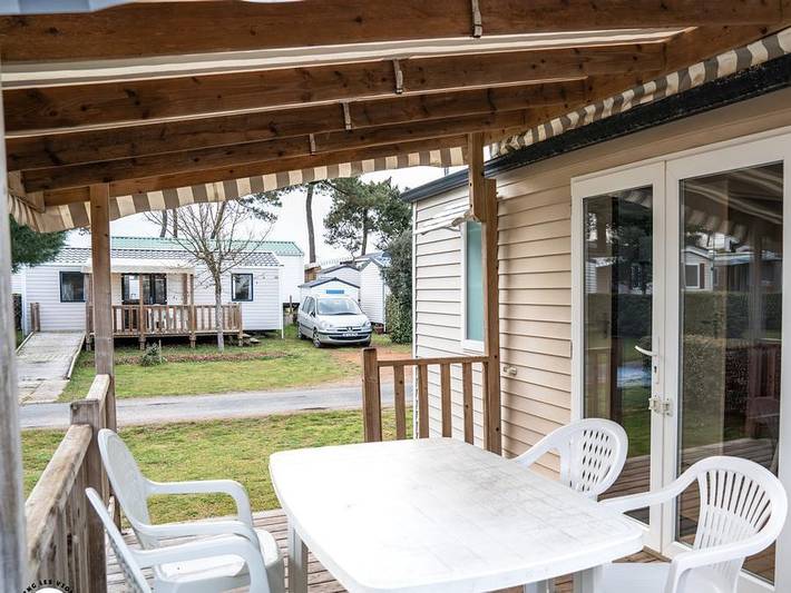 Camping Les Violettes  - Mobilhome 4 personas - Rossignol - 2 habitaciones in L'Aiguillon-la-Presqu'île, Vandea