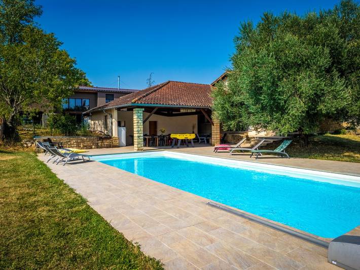 Gîte pour 14 personnes, avec jardin ainsi que terrasse et piscine, animaux acceptés dans le Tarn - 2