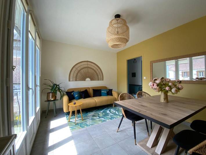 Appartement de vacances pour 6 personnes, avec Balcon et Jardin