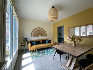 Gîte pour 6 personnes, avec balcon et jardin à Felletin