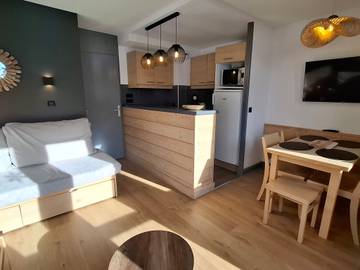 Gîte pour 4 personnes, avec terrasse dans Plagne 1800