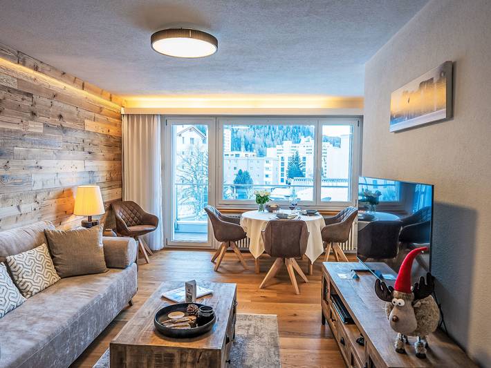 Ferienwohnung für 2 Personen, mit Balkon in St. Moritz - 2